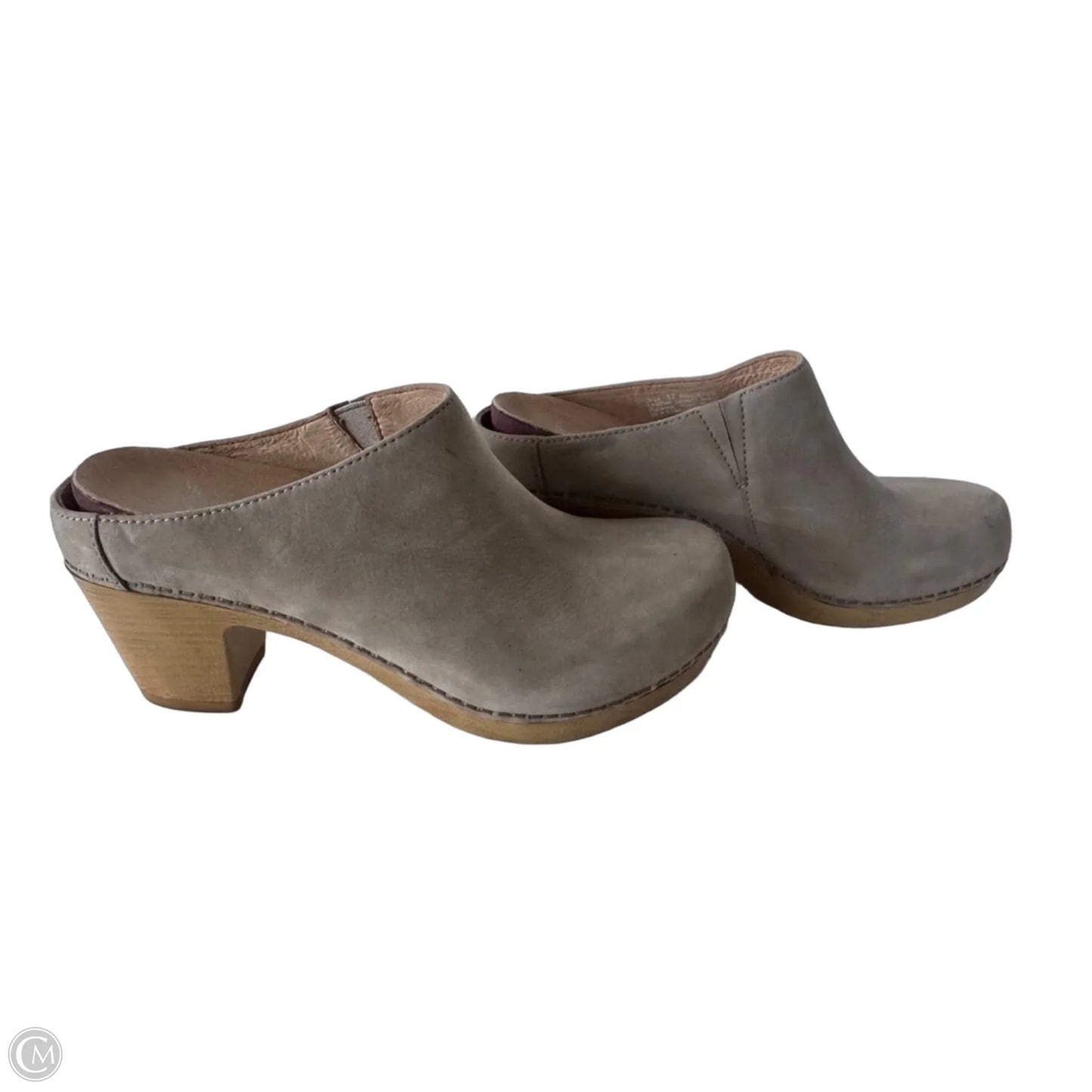 Shoes Heels Block By Dansko In Grey, Size: 6.5