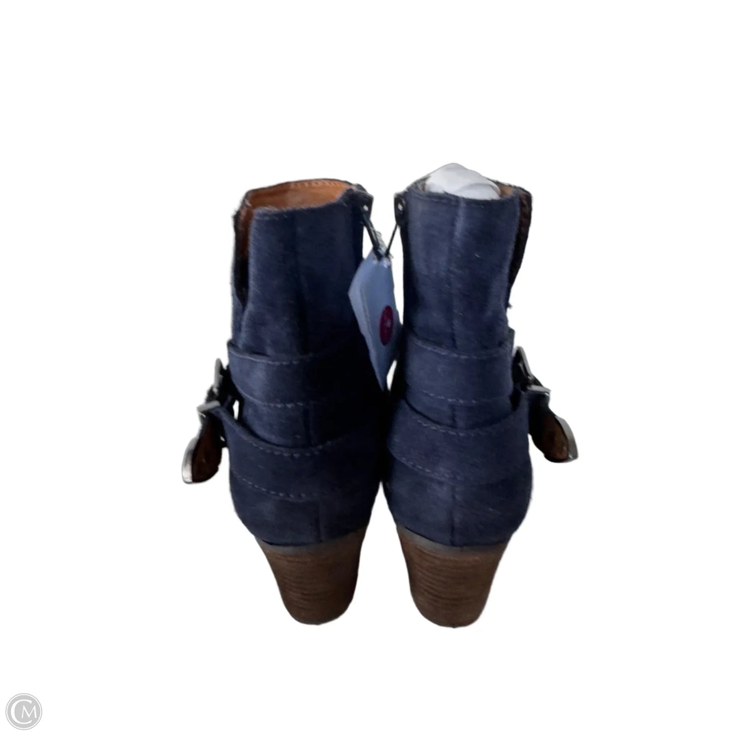 Boots Ankle Heels By Zodiac In Navy, Size: 6.5