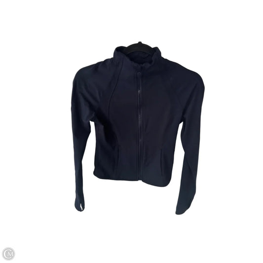 Athletic Jacket By Yogalicious In Navy, Size: Xs