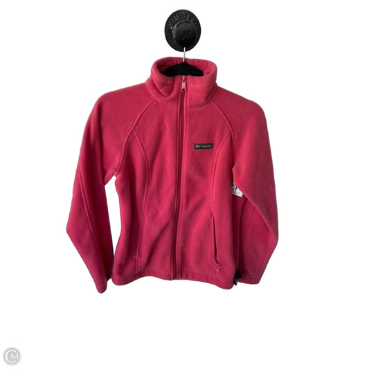 Jacket Fleece By Columbia In Coral, Size: Xs