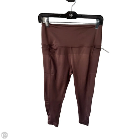 Athletic Leggings By Legend In Brown, Size: M