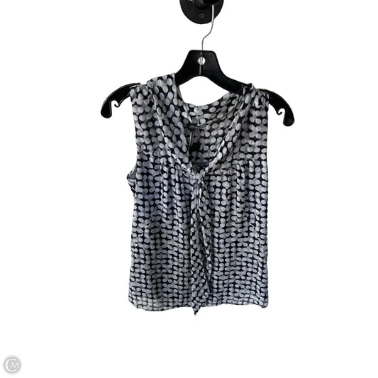 Blouse Sleeveless By Classiques Entier In Blue, Size: S