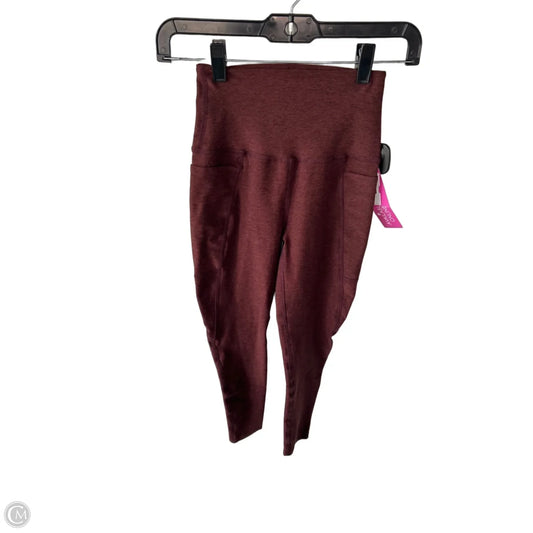 Athletic Leggings Capris By Beyond Yoga In Brown, Size: Xs