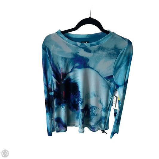 Top Long Sleeve By Inc In Blue & Purple, Size: L