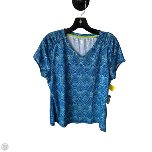 Top Short Sleeve By Title Nine In Blue & Green, Size: Xl