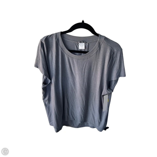Athletic Top Short Sleeve By Athleta In Blue, Size: S
