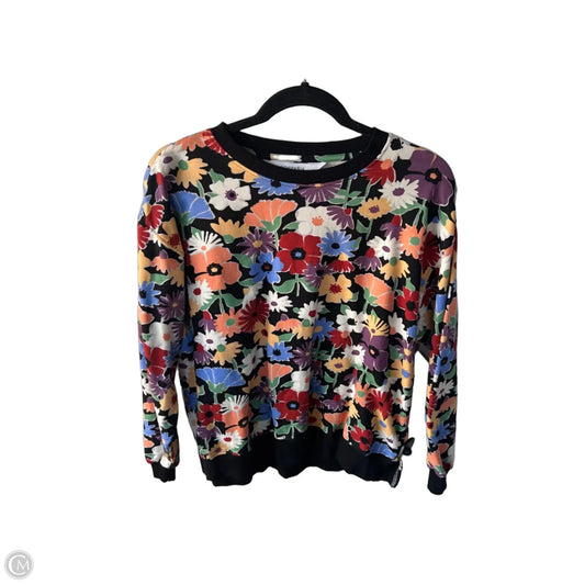 Sweatshirt Crewneck By Cmc In Floral Print, Size: S