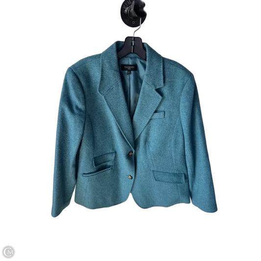 Blazer By Talbots In Blue & Green, Size: Xl
