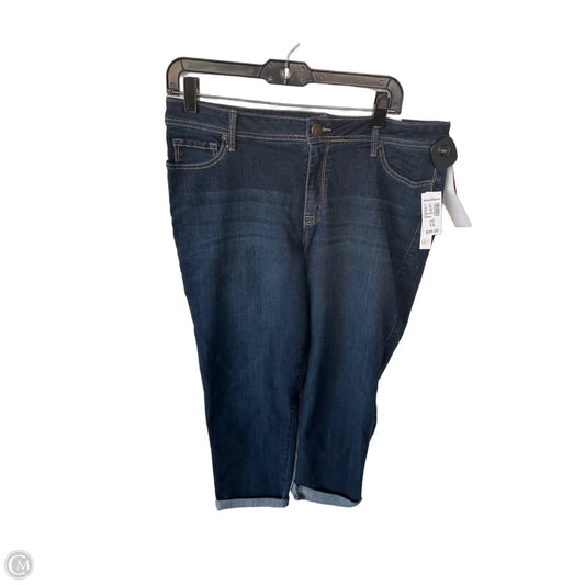 Jeans Boyfriend By Dressbarn In Blue Denim, Size: 14