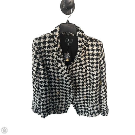 Blazer By G By Giuliana In Black & Cream, Size: Xl