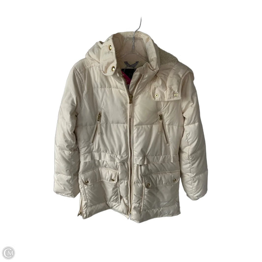 Coat Puffer & Quilted By J. Crew In Cream, Size: Xxs