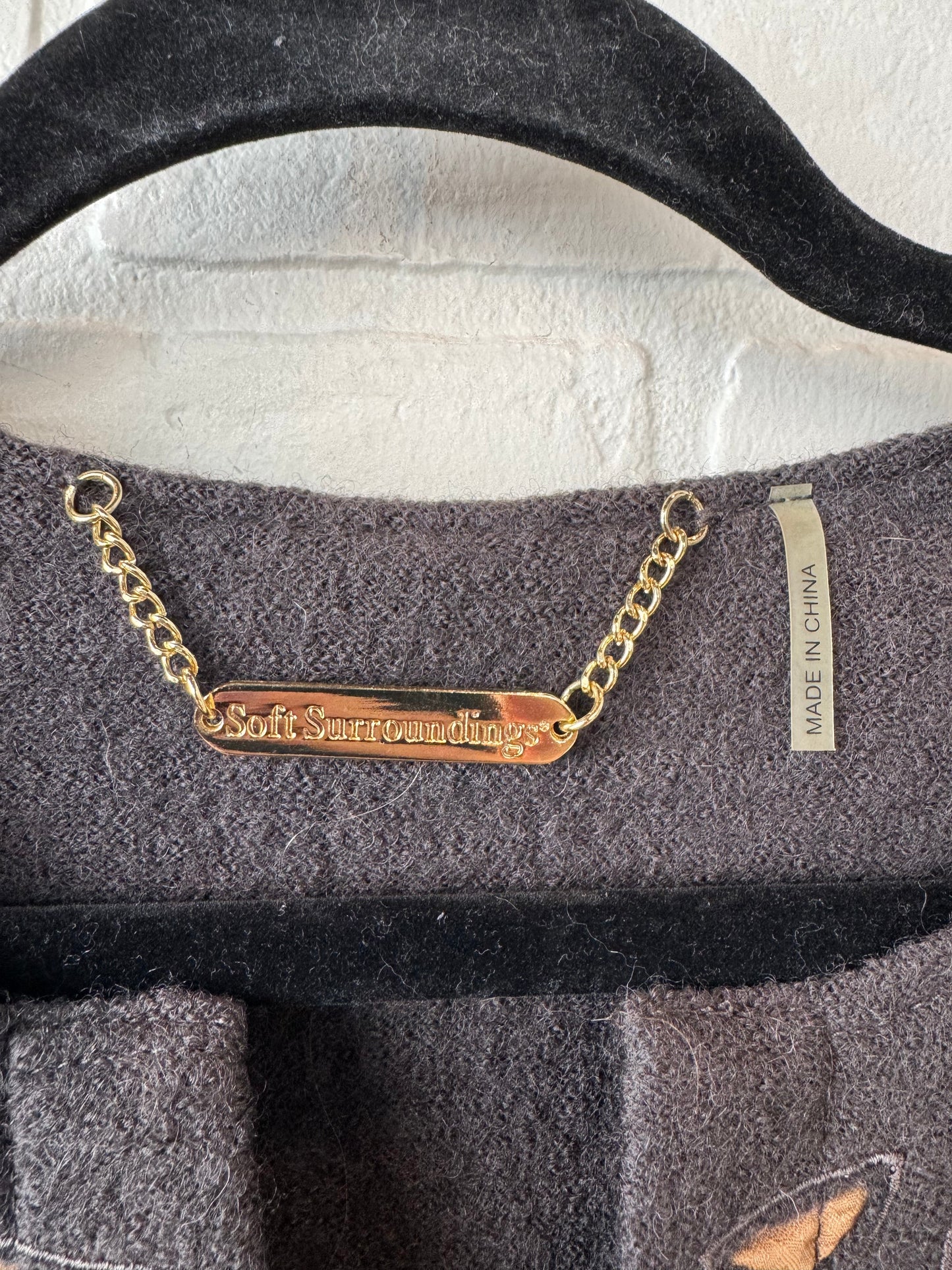 Coat Peacoat By Soft Surroundings In Brown, Size: Xsp