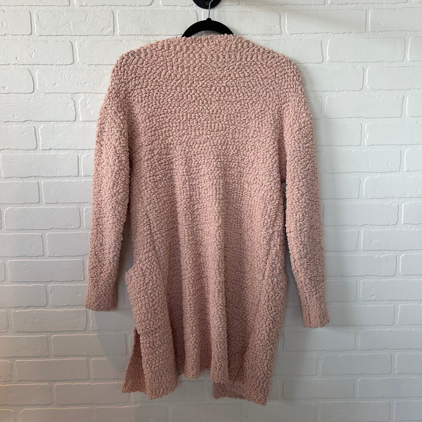 Sweater Cardigan By Clothes Mentor In Pink, Size: S