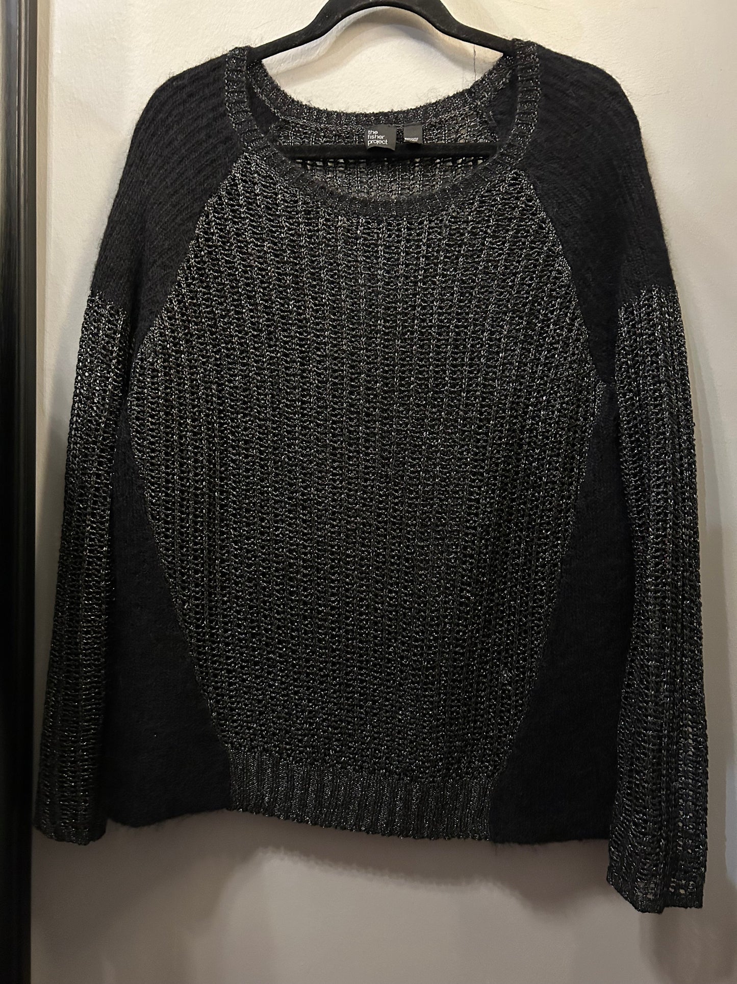 Sweater By Clothes Mentor In Black, Size: Xl