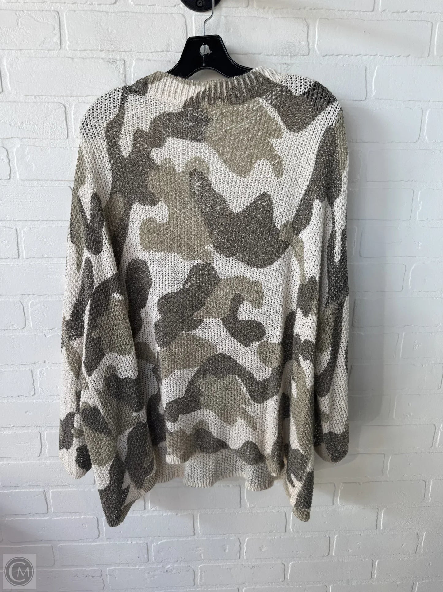 Sweater By Mudpie In Camouflage Print, Size: M