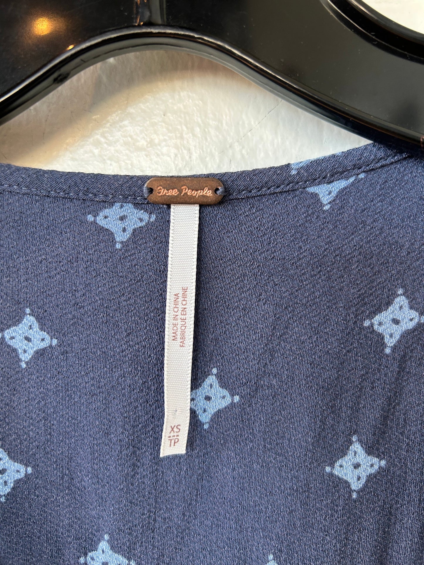 Dress Casual Short By Free People In Blue & Green, Size: Xs