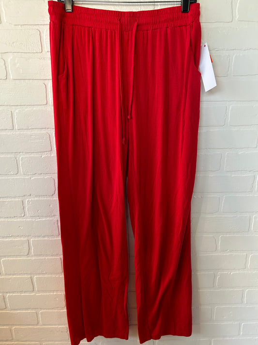 Pajama Pants By Clothes Mentor In Red, Size: 16