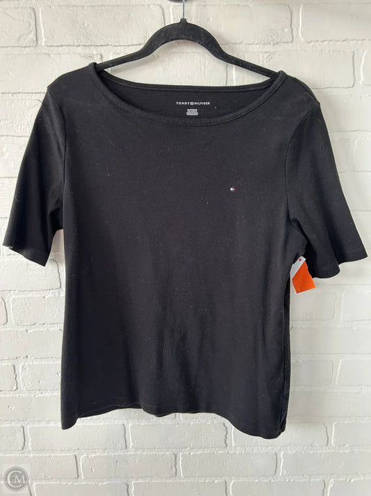Top Short Sleeve Basic By Tommy Hilfiger In Black, Size: Xl
