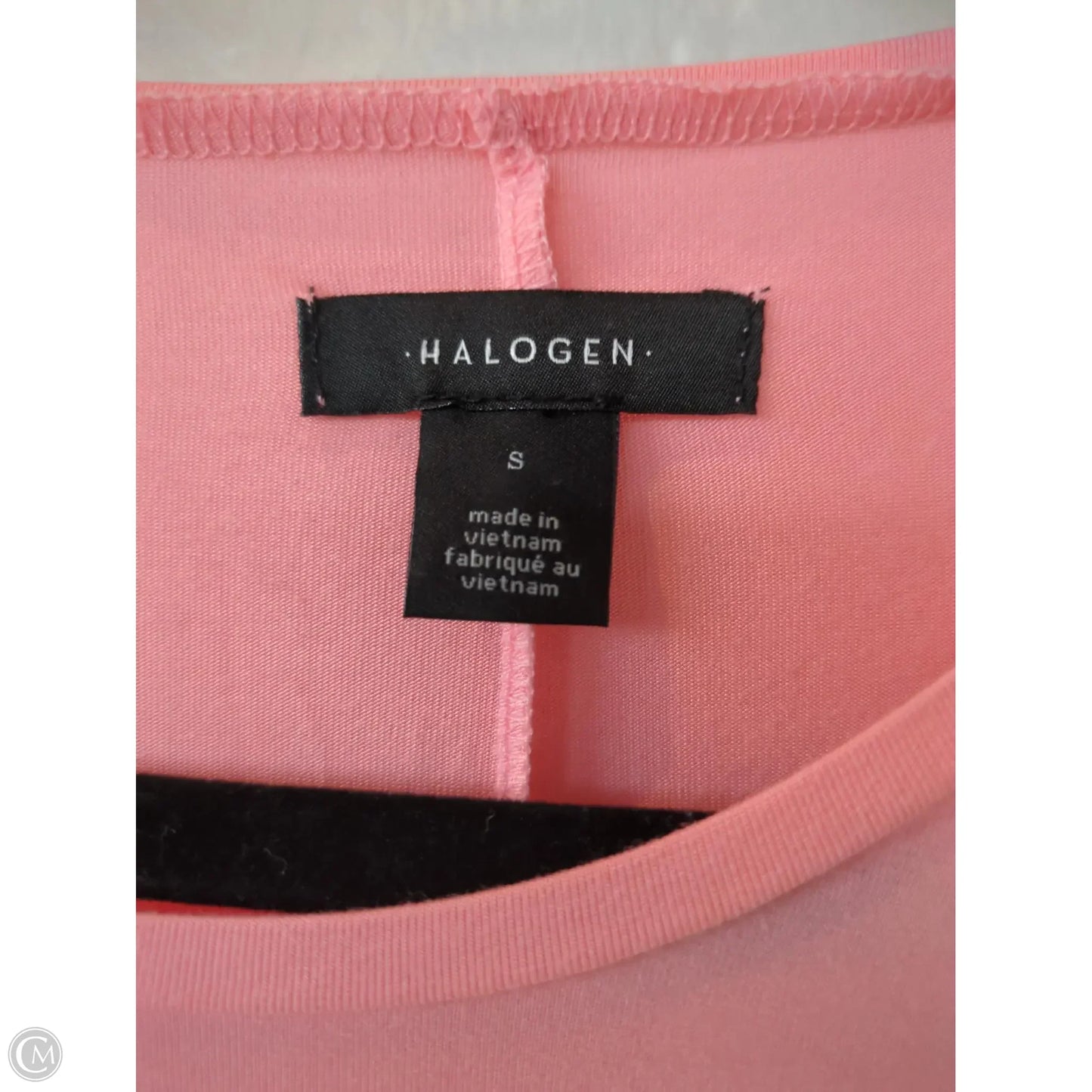 Top Long Sleeve Basic By Halogen In Pink, Size: S