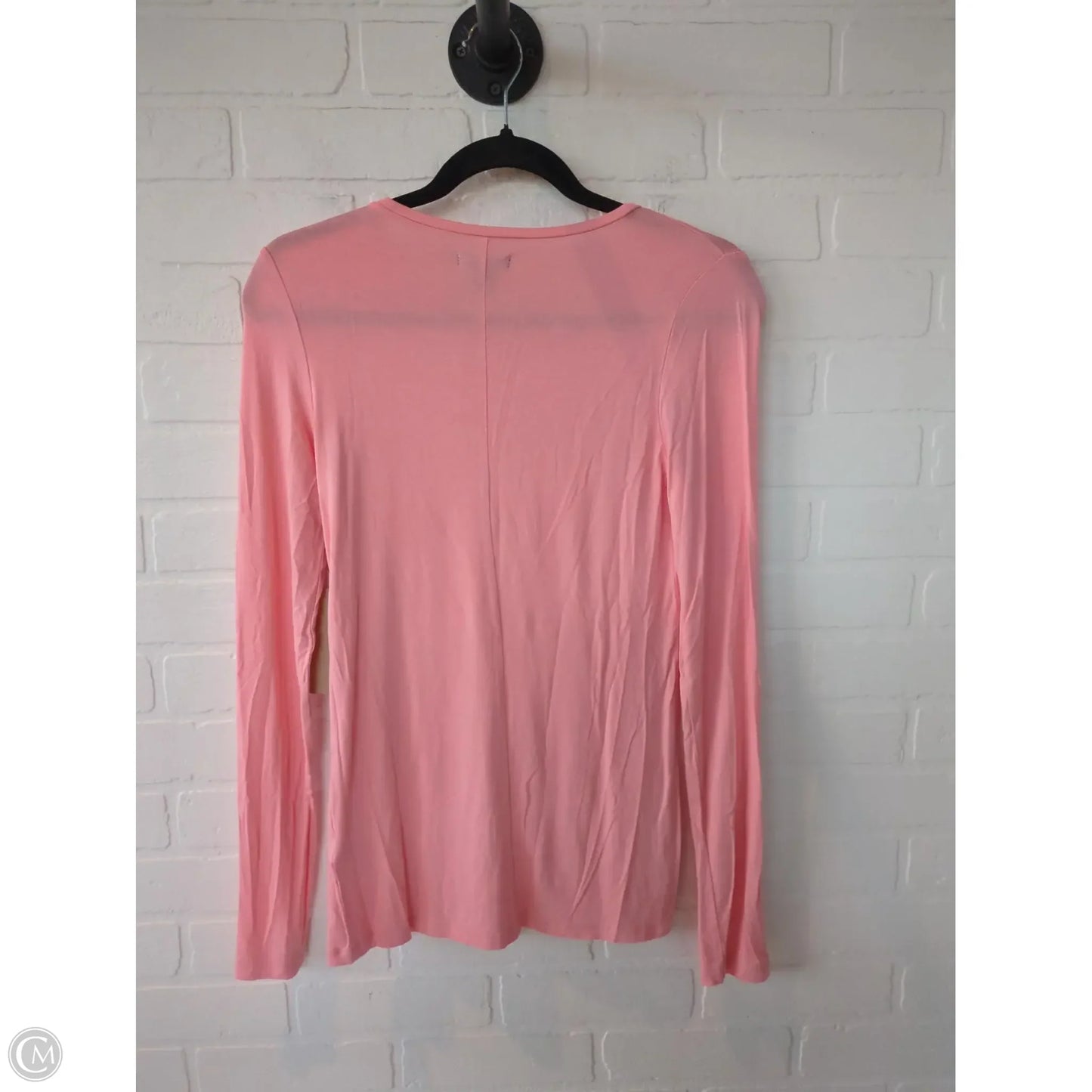Top Long Sleeve Basic By Halogen In Pink, Size: S