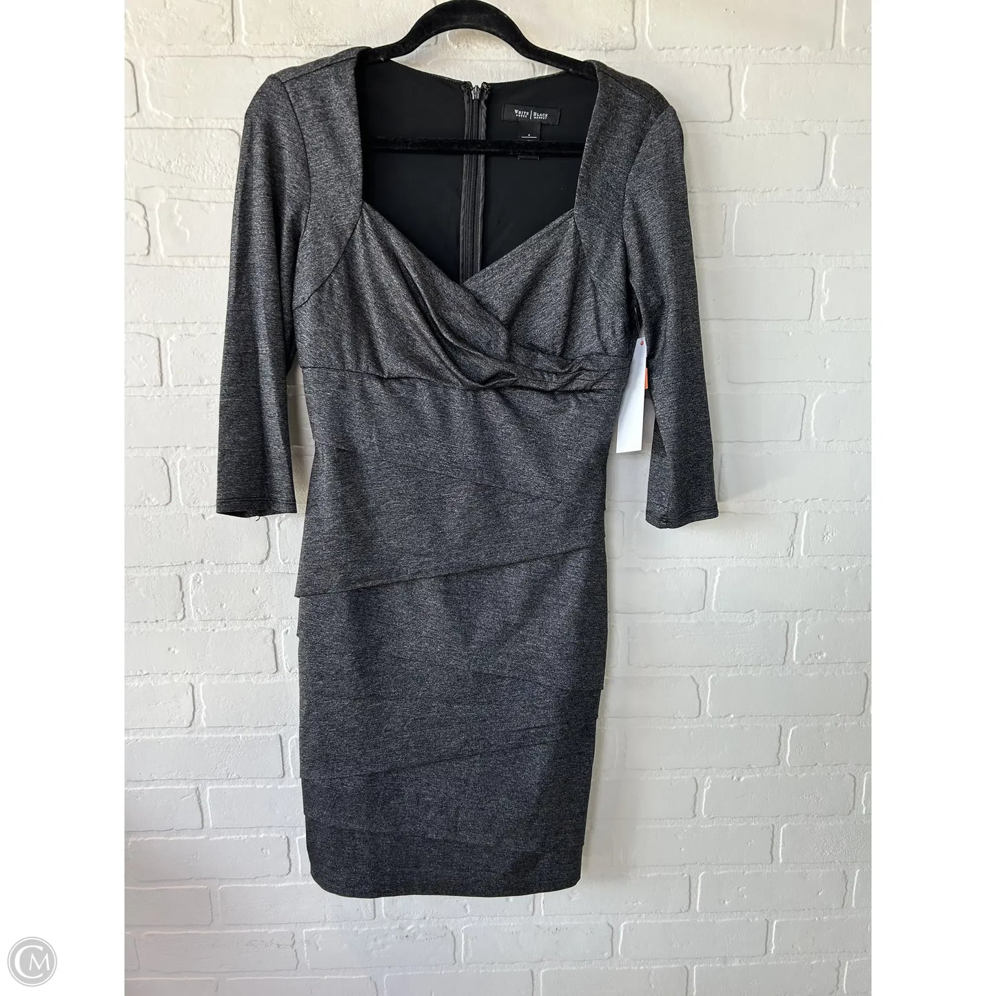 Dress Party Short By White House Black Market In Grey, Size: S