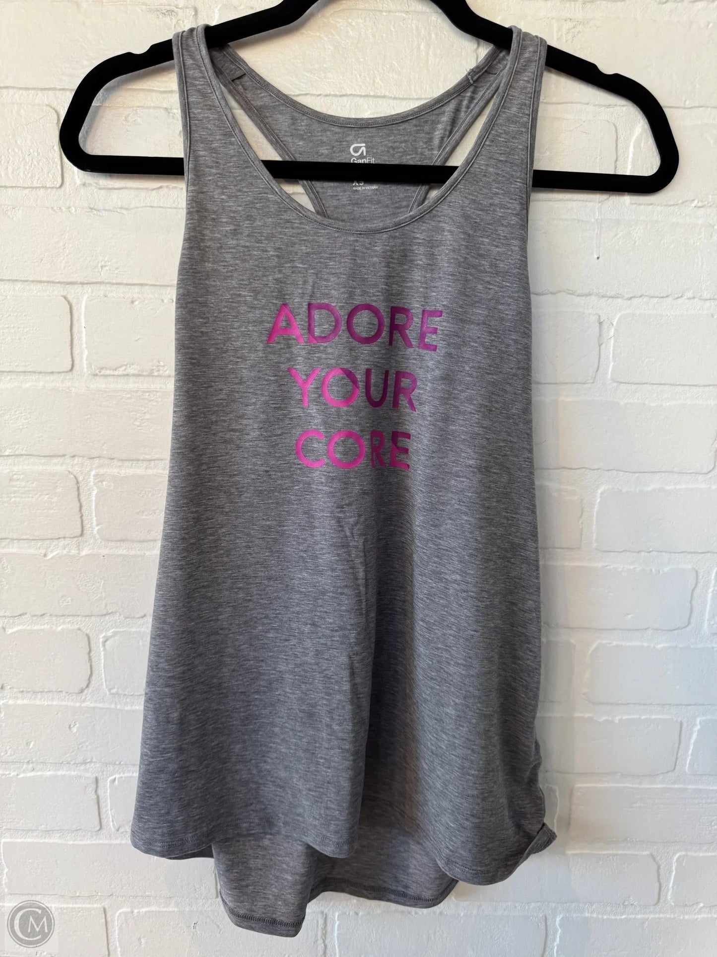 Athletic Tank Top By Gap In Grey, Size: Xs