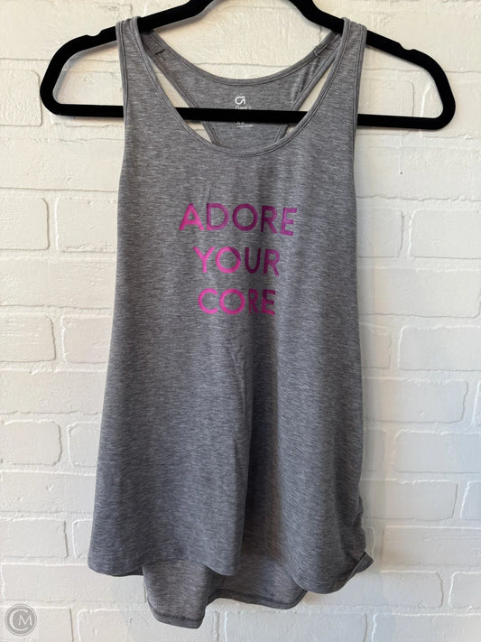 Athletic Tank Top By Gap In Grey, Size: Xs