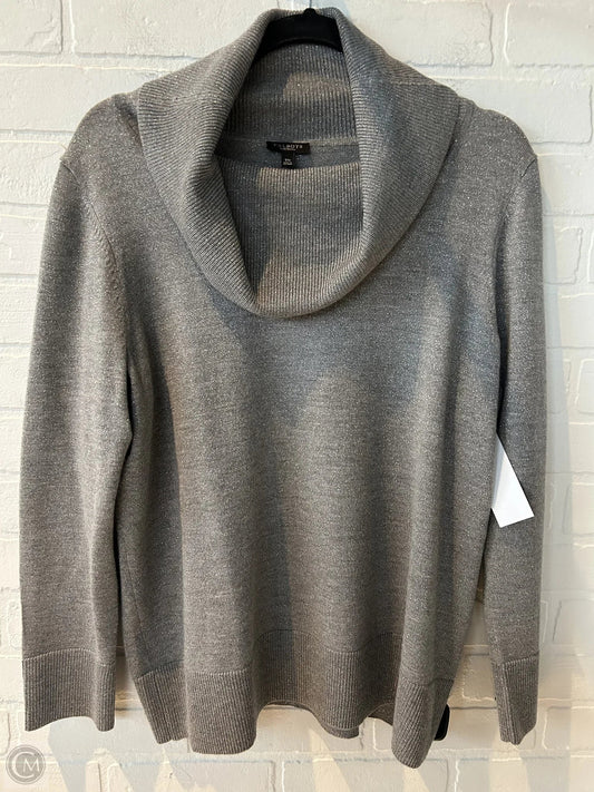 Sweater By Talbots In Grey, Size: 1x