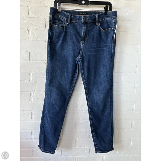 Jeans Skinny By Ann Taylor In Blue Denim, Size: 12