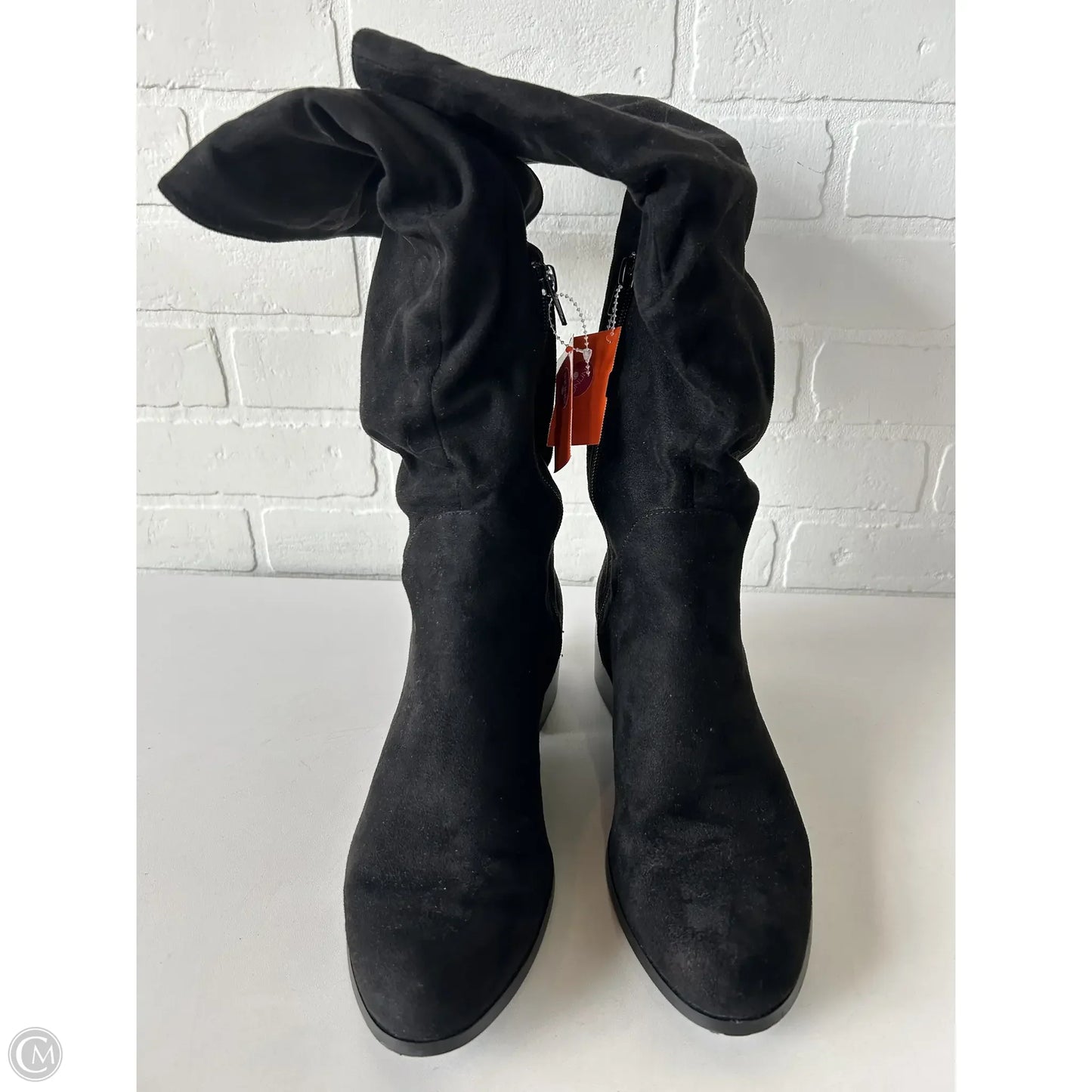 Boots Ankle Heels By Nine West In Black, Size: 8
