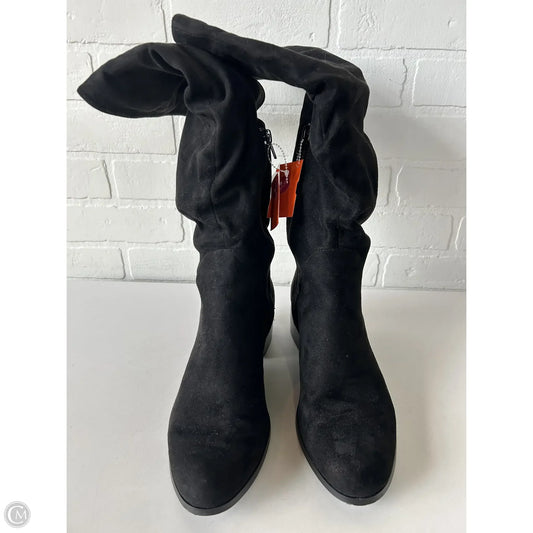 Boots Ankle Heels By Nine West In Black, Size: 8