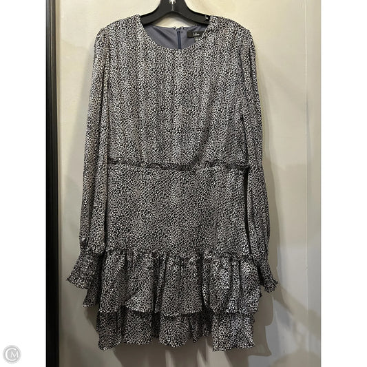 Dress Party Short By Lulus In Blue & White, Size: L