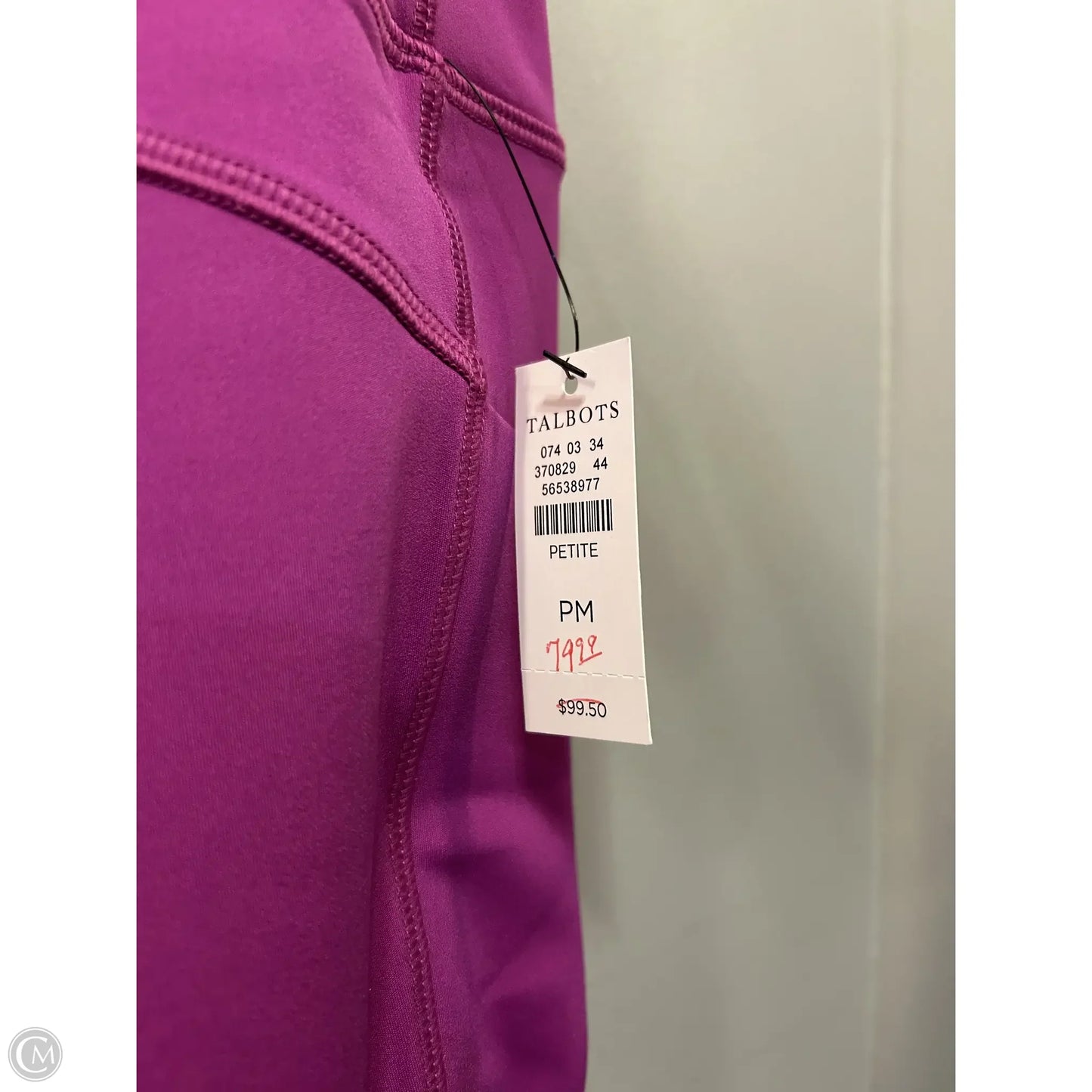 Athletic Leggings By Talbots In Purple, Size: 8p