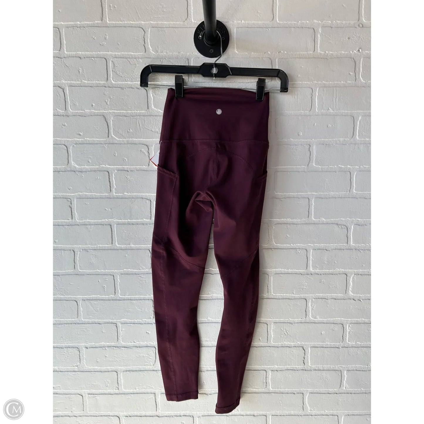 Athletic Leggings By Yogalicious In Red, Size: 0