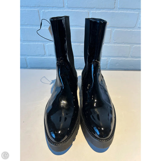 Boots Mid-calf Flats By Theory In Black, Size: 8.5