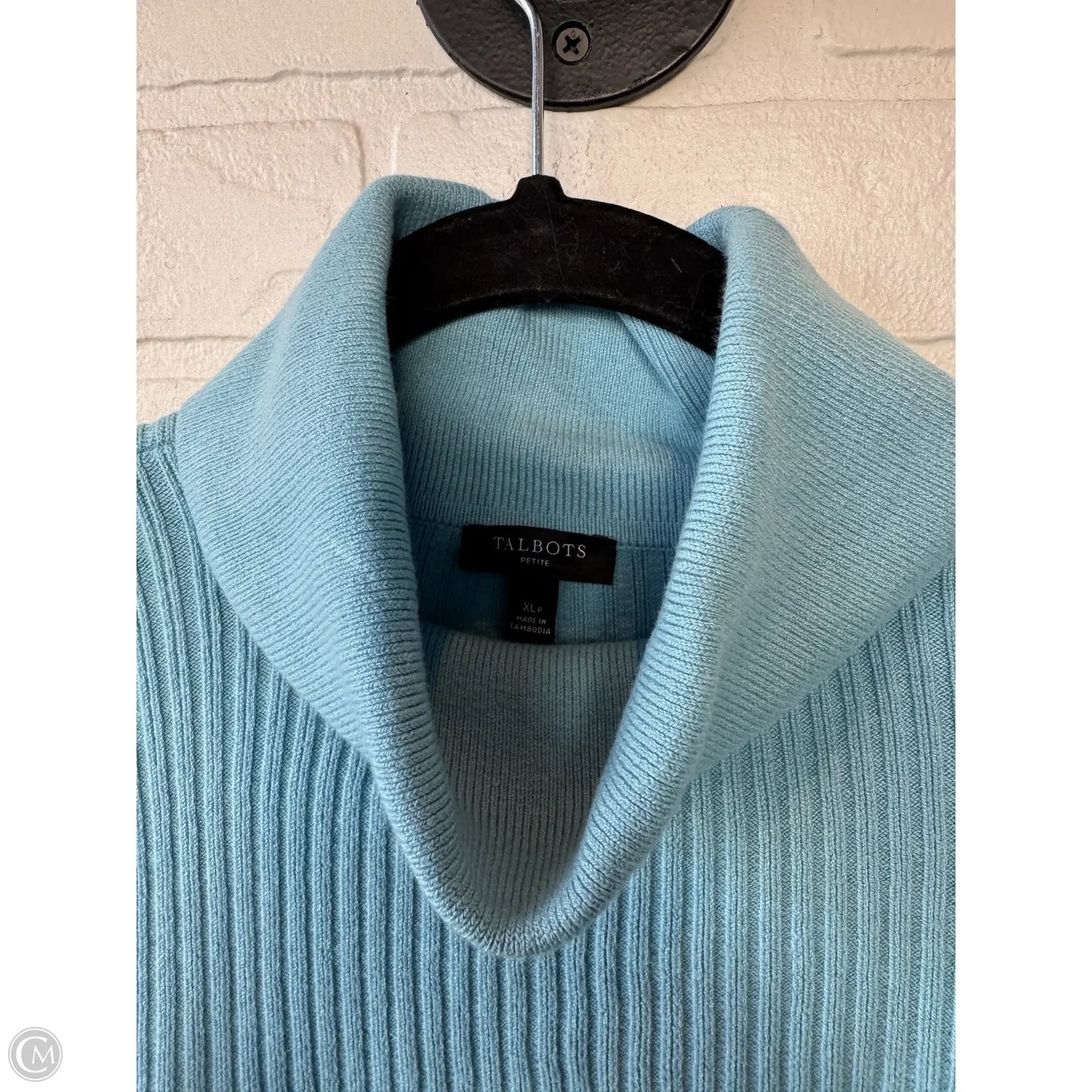 Sweater By Talbots In Blue, Size: Xlp