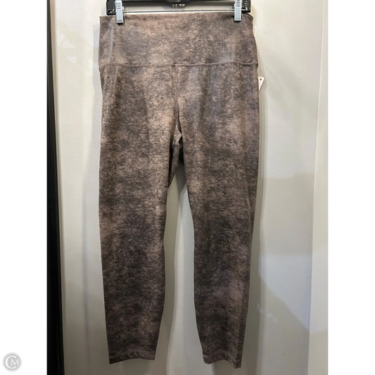 Athletic Leggings By 90 Degrees By Reflex In Black & Brown, Size: 20