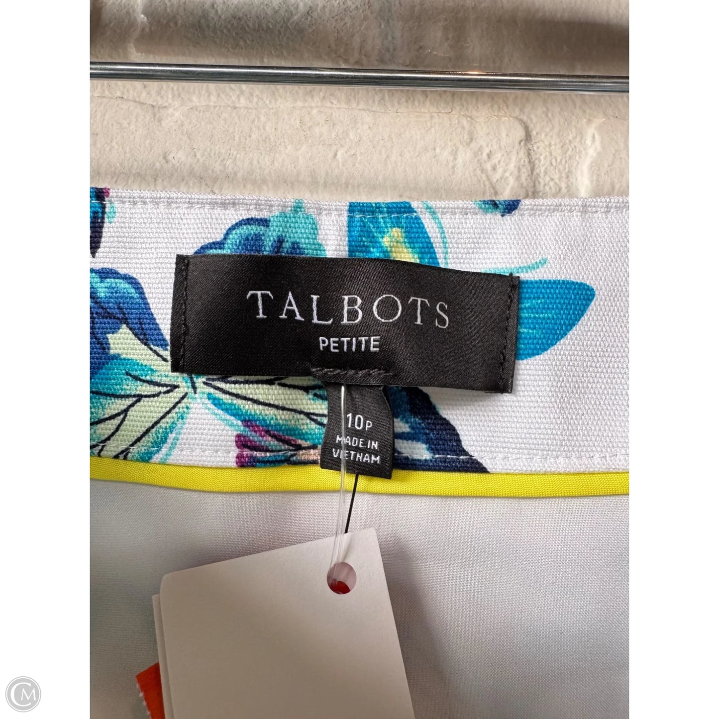 Skirt Mini & Short By Talbots In Blue & White, Size: 10p