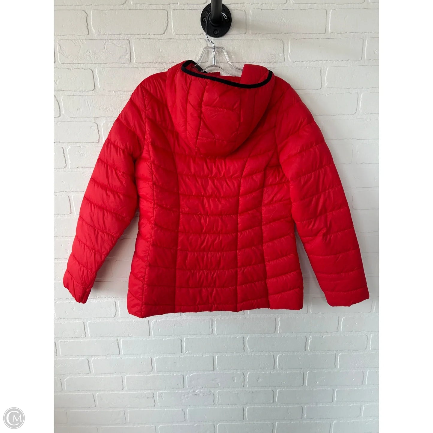 Coat Puffer & Quilted By Reebok In Red, Size: S