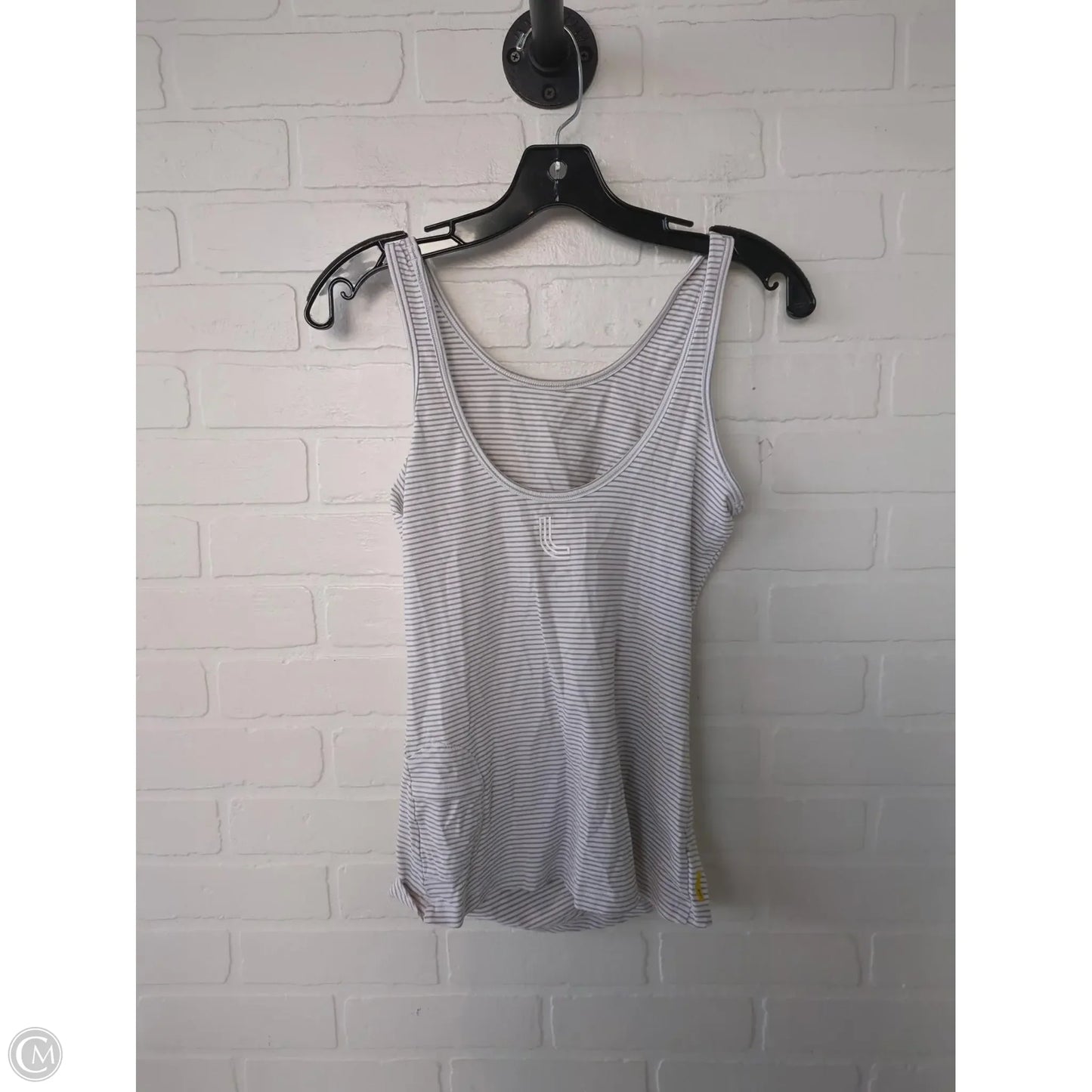 Athletic Tank Top By Lole In Brown & White, Size: S