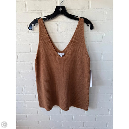 Vest Sweater By Gilli In Tan, Size: S