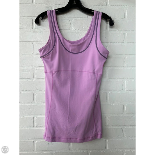 Athletic Tank Top By Lucy In Purple, Size: S