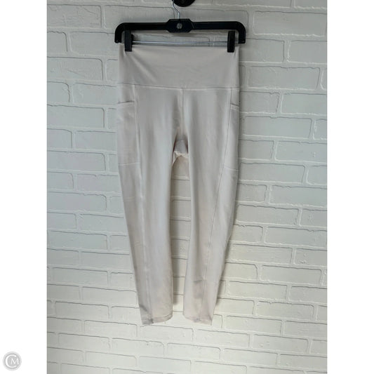 Athletic Leggings By Rbx In Cream, Size: 8