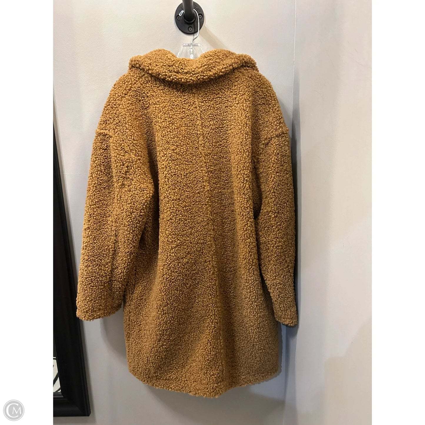 Coat Faux Fur & Sherpa By A New Day In Tan, Size: Xl