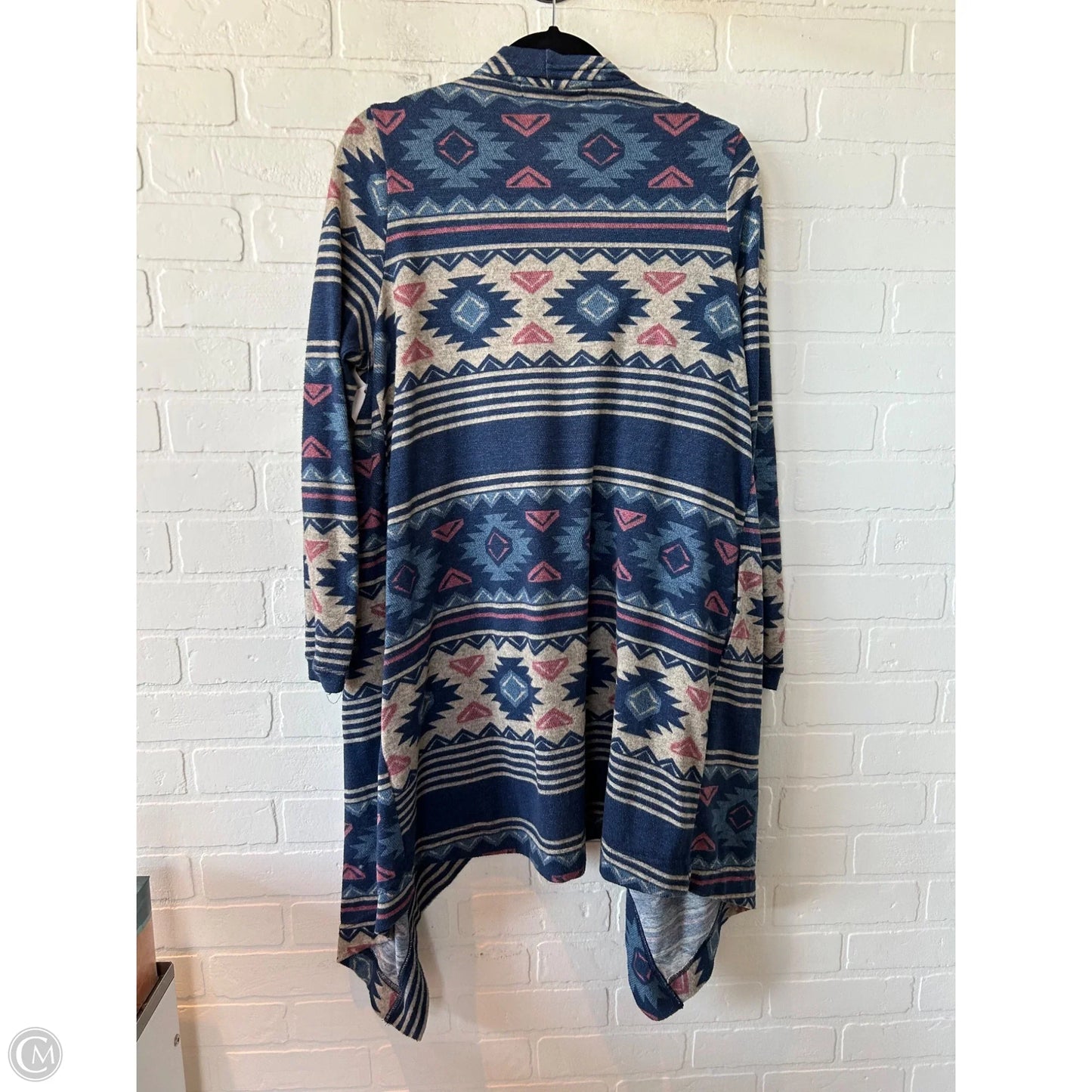 Cardigan By paisley raye In Blue & Pink, Size: L