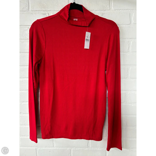 Top Long Sleeve Basic By Lou And Grey In Red, Size: L
