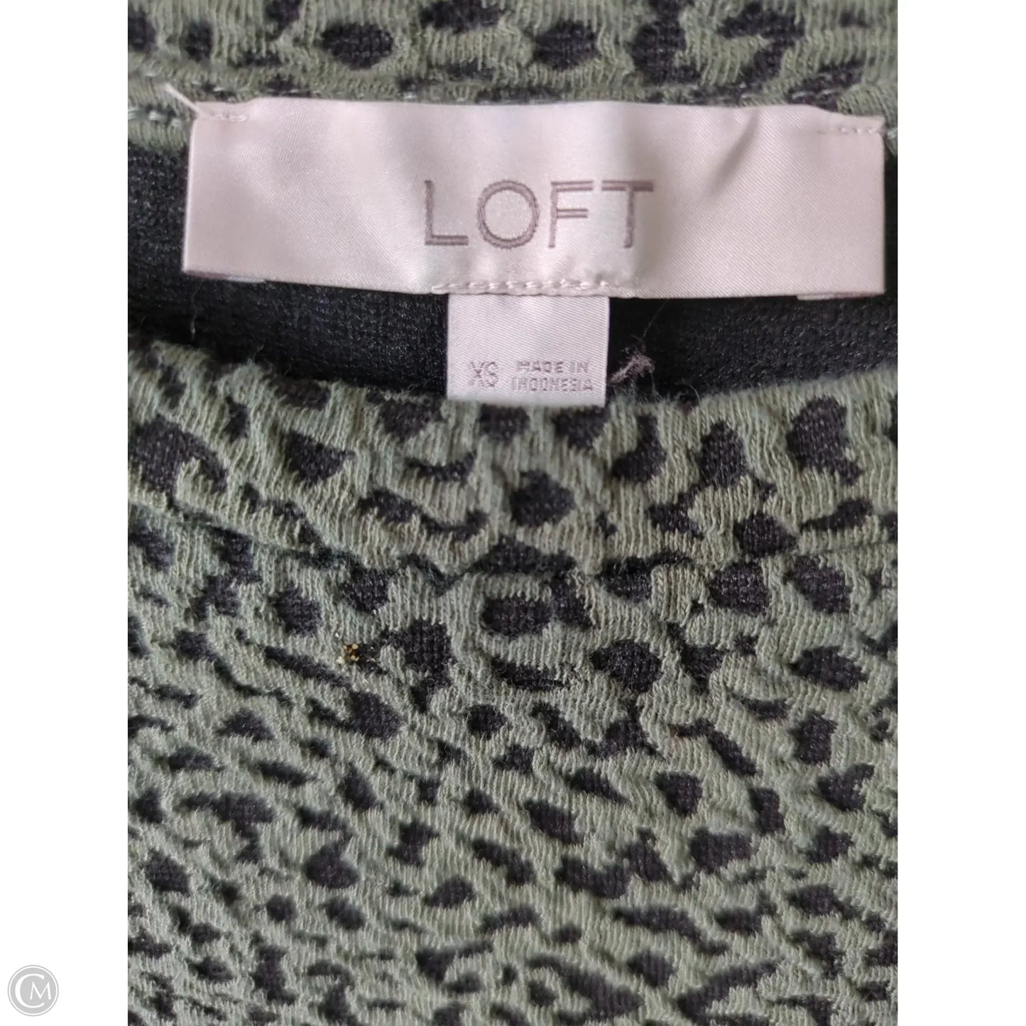 Dress Casual Short By Loft In Black & Green, Size: Xs