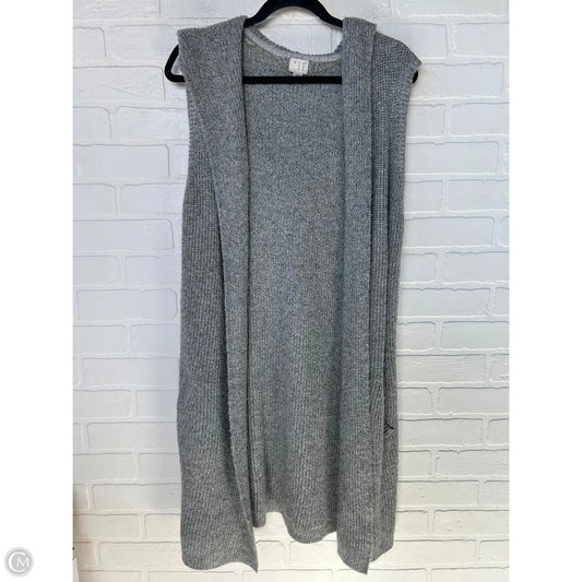 Vest Sweater By A New Day In Grey, Size: M