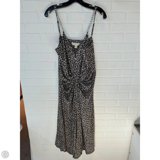 Dress Party Midi By Michael By Michael Kors In Animal Print, Size: L