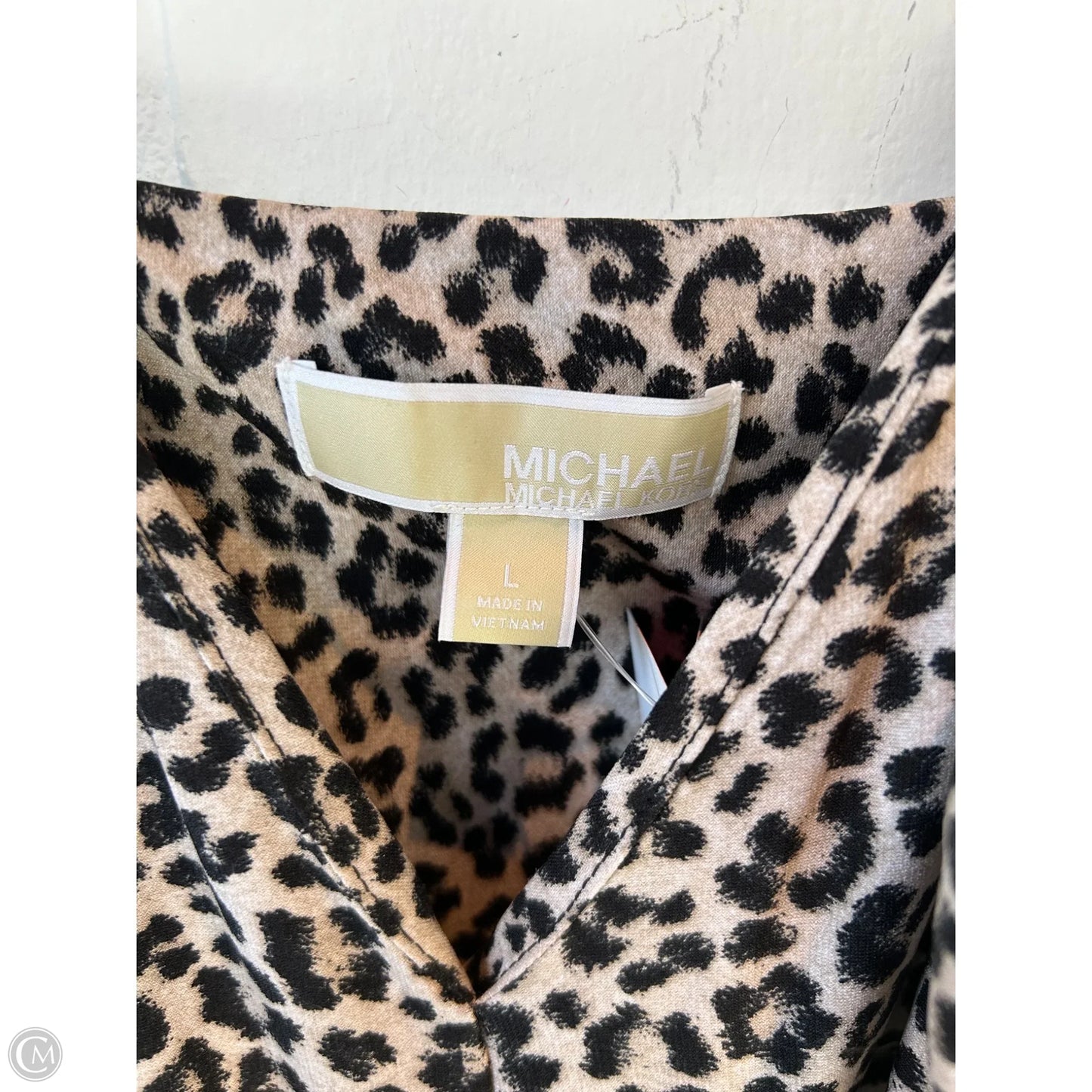 Dress Party Midi By Michael By Michael Kors In Animal Print, Size: L